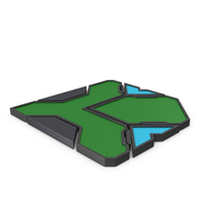 Green SciFi Tile PNG & PSD Images