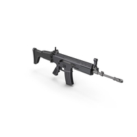 FN SCAR Combat Rifle PNG & PSD Images