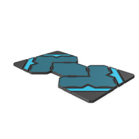 Blue SciFi Tile PNG & PSD Images