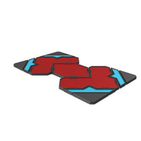Scifi Tile Shape Red PNG & PSD Images