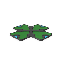 Green SciFi Tile PNG & PSD Images