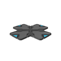 Scifi Tile Shape Grey PNG & PSD Images