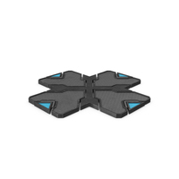 Scifi Tile Shape Used PNG & PSD Images