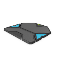 Scifi Tile Shape Grey PNG & PSD Images