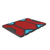 Red SciFi Tile PNG & PSD Images