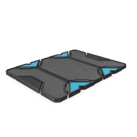 Scifi Tile Shape Used PNG & PSD Images
