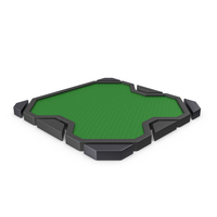 Scifi Tile Shape Green PNG & PSD Images