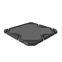 Scifi Tile Shape Grey PNG & PSD Images