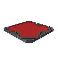 Scifi Tile Shape Red PNG & PSD Images
