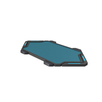 Scifi Tile Shape Blue PNG & PSD Images