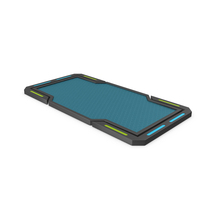 Scifi Tile Shape Blue PNG & PSD Images