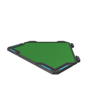 Scifi Tile Shape Green PNG & PSD Images