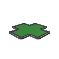 Scifi Tile Shape Green PNG & PSD Images