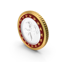 Casino Chip With Clover Sign PNG & PSD Images