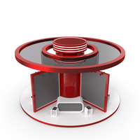 Red Round Sale Display Exhibition Stand PNG & PSD Images