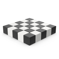 Black And White Cubes PNG & PSD Images