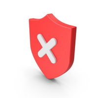 Shield Cross Mark Icon PNG & PSD Images