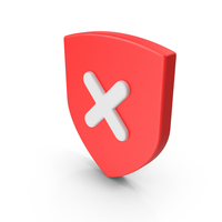 Shield Cross Mark Icon PNG & PSD Images