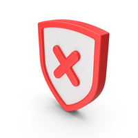 Shield Cross Mark Icon PNG & PSD Images