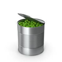 Peas Tin Can PNG & PSD Images