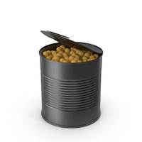 Peas Tin Can PNG & PSD Images