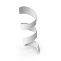 White Spiral Shape PNG & PSD Images
