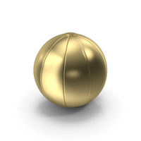 Gold Inflatable Ball Symbol PNG & PSD Images
