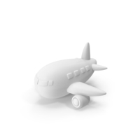 White Airplane Symbol PNG & PSD Images