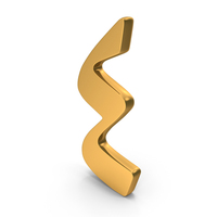 Arabic Indic Numbers Four Icon Gold PNG & PSD Images