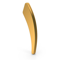 Arabic Indic Numbers One Icon Gold PNG & PSD Images