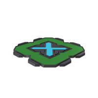 Green SciFi Shape PNG & PSD Images