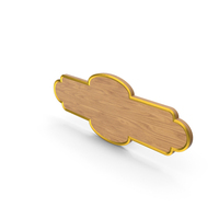 Wooden Name Plate PNG & PSD Images