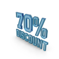 Glass Discount 70 Percent Symbol PNG & PSD Images