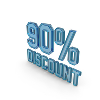 Glass 90% Discount Icon PNG & PSD Images