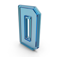 Glass Letter D PNG & PSD Images