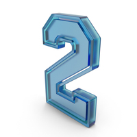 Glass Number 2 PNG & PSD Images