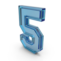 Glass Number 5 PNG & PSD Images