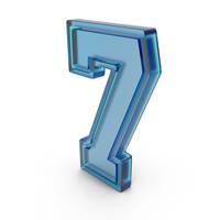 Glass Number 7 PNG & PSD Images