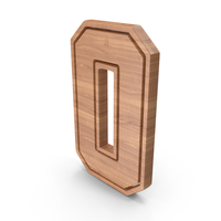 Wood Letter O PNG & PSD Images