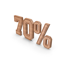 Wooden 70 Percentage PNG & PSD Images