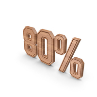 80 Percentage Wood PNG & PSD Images