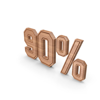 Wood 90 Percentage Symbol PNG & PSD Images