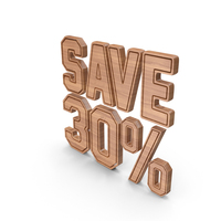 Wood Save 30 Percent Symbol PNG & PSD Images