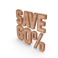 Wood Save 60 Percent Symbol PNG & PSD Images