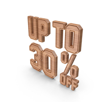 Up To Off Percentage Wood 30 PNG & PSD Images