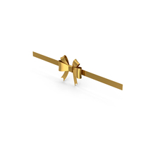 Gold Gift Bow PNG & PSD Images