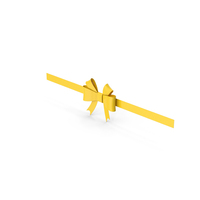 Yellow Gift Bow PNG & PSD Images