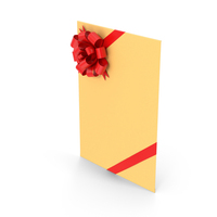 Gift Envelope With Bow PNG & PSD Images