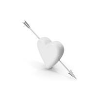 Arrow Hitting Heart PNG & PSD Images