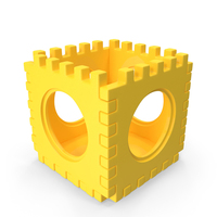 Playground Puzzle Box Yellow PNG & PSD Images
